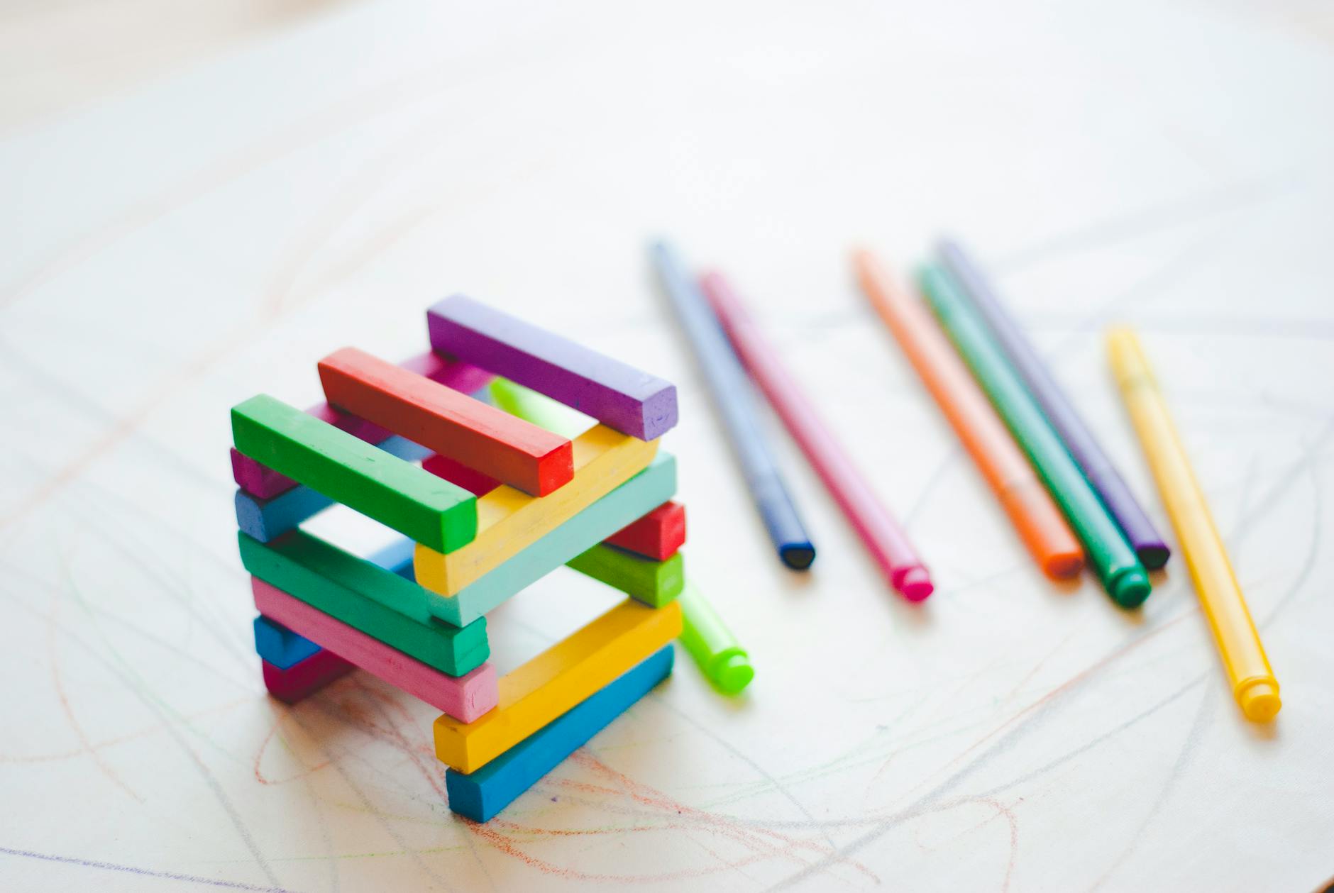 multi colored pen