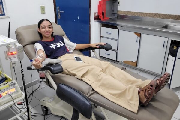 Doações de sangue aumentam 38% com campanha do Força Jovem Universal em Juazeiro do Norte