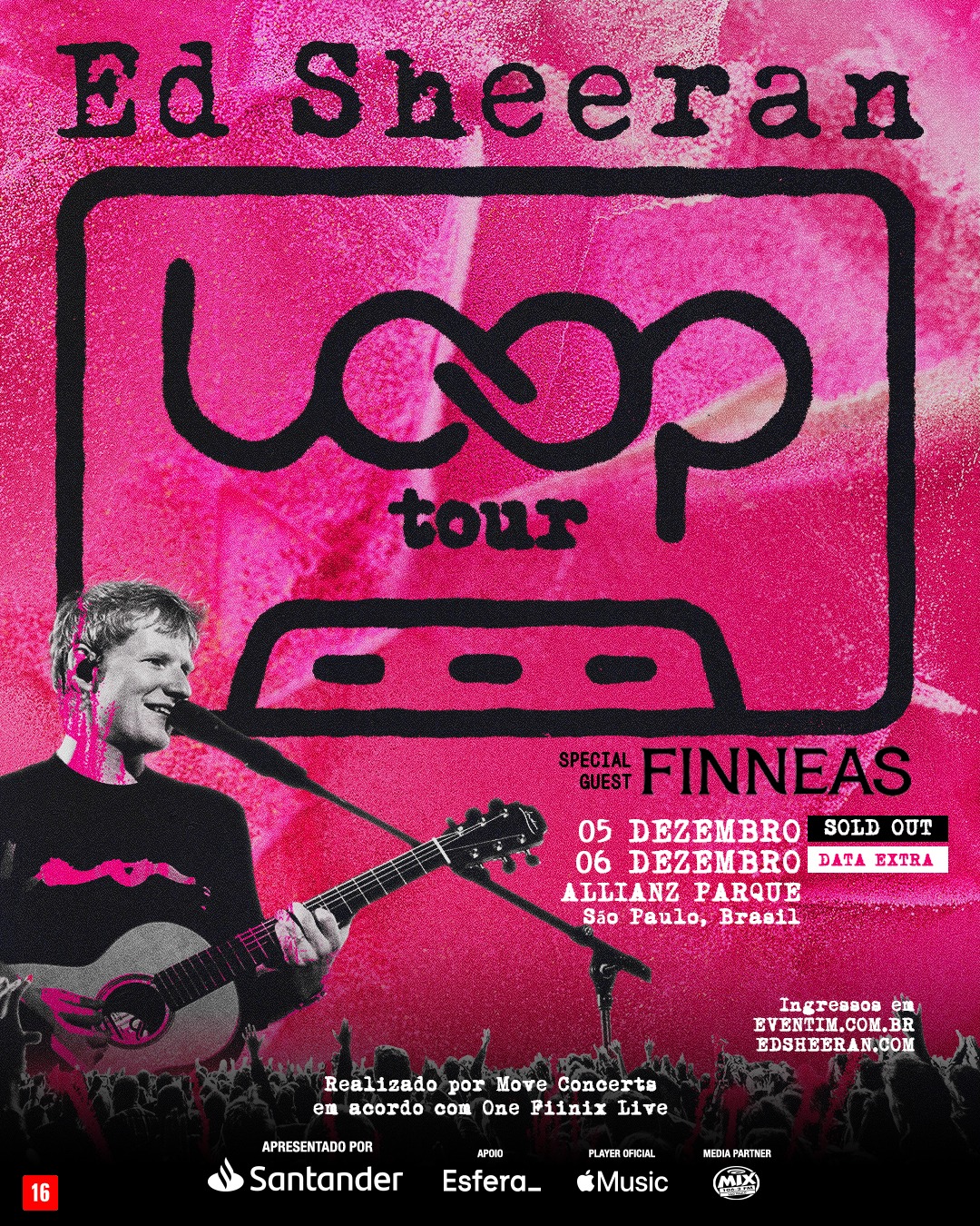 Ed Sheeran no Brasil: Com shows esgotados ao redor do globo, pré-venda de show extra é iniciada | NewsCast